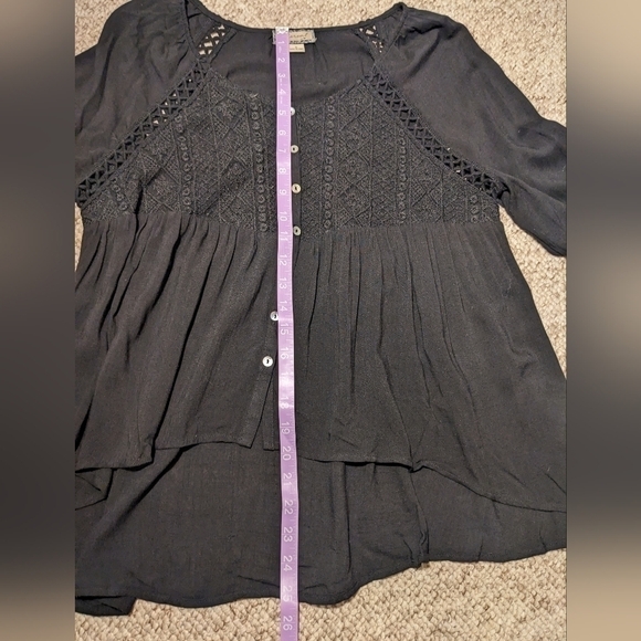ETHEREAL size small black shirt - Picture 5 of 7